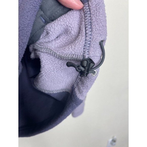 The North Face Small Isadora Jacket Purple Fleece Full Zip Long Sleeve Mock Neck - Picture 5 of 13